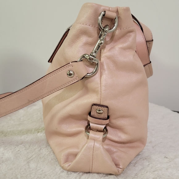 COACH Ashley Leather Carryall Satchel Handbang - Picture 7 of 16